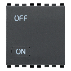 Interruttore a parete grigio 2P 20AX 2M con indicatore di accensione/spegnimento per controllo elettrico - Product Image 1