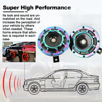 Cornes de montage de calandre Neo Chrome Super Tone Loud Blast 12V