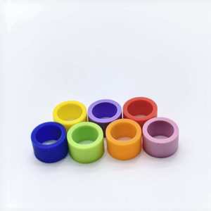 Alat Identifikasi Instrumen Gigi Ouwen Bulk - 100PCS Cincin Identifikasi Oral Multi-Warna Cocok untuk Pinset/Probe - Product Image 2