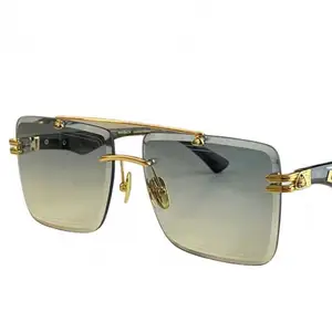 Kadınlar erkekler için lüks kare güneş gözlüğü boy çerçeve marka 2023 Shades güneş gözlüğü UV400 üst marka gözlük toptan