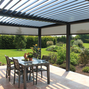 Système de <span class=keywords><strong>toit</strong></span> d'une <span class=keywords><strong>pergola</strong></span> de jardin <span class=keywords><strong>coulissant</strong></span> en aluminium, livraison gratuite, avec <span class=keywords><strong>rideau</strong></span> latéral, <span class=keywords><strong>pergola</strong></span> - Product Image 2