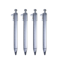 BECOL vente en gros 2 en 1 en plastique multifonction stylo outil stylo professionnel étrier outil de mesure stylo à bille pour les étudiants