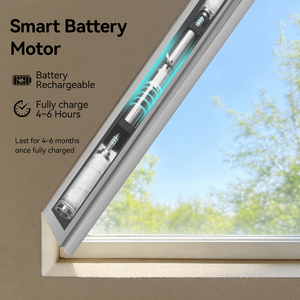 Persianas Celulares Triangulares ZSTARR, Persianas Motorizadas Inteligentes para Ventanas de Forma Irregular, Compatibles con Alexa y Google - Product Image 3