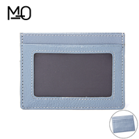 Portefeuille de permis de conduire MO PU tendance, porte-cartes, porte-monnaie, pince à cartes de crédit et professionnelles, ultra-mince 9,3 mm, étui à cartes en cuir pleine fleur