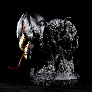 Intérieur Extérieur Statue grandeur nature Sculpture en résine Personnage de film Marvel Statue de buste de venin en résine pour décoration - Product Image 5