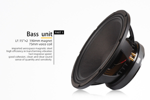 Sistema de audio de frecuencia completa de <span class=keywords><strong>2</strong></span> vías para puesta en escena, altavoz PA dual de 800W y 15 pulgadas, profesional, - Product Image 4
