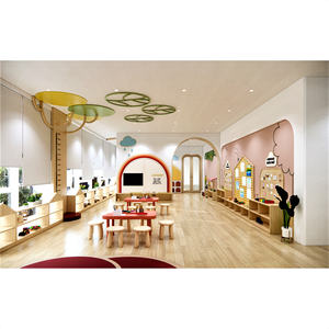 Kindergarten Interior Design One-Stop Custom Commercial Preschool Renovation Child-Friendly Modern Kindergarten Decoration - Product Image 1