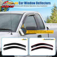 Para Ford F-150 F150 Cabina Estándar 04-08, Visores de Ventana Acrílicos (2 Piezas), Protector de Ventilación para Ventanas Laterales de Puerta de Coche
