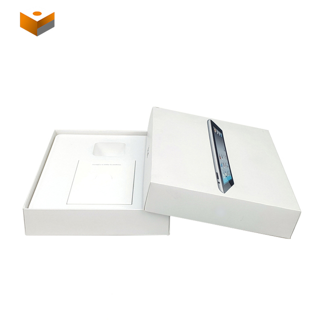 Custom Logo High Quality Eco Friendly Material Smart Tablet Computer Paper Packaging Top and Bottom Box