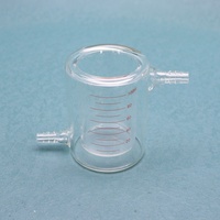 Verrerie de laboratoire 50ml-5000ml Borosilicate 3.3 verre Double paroi, gobelet à Double paroi, gobelet à réacteur en verre