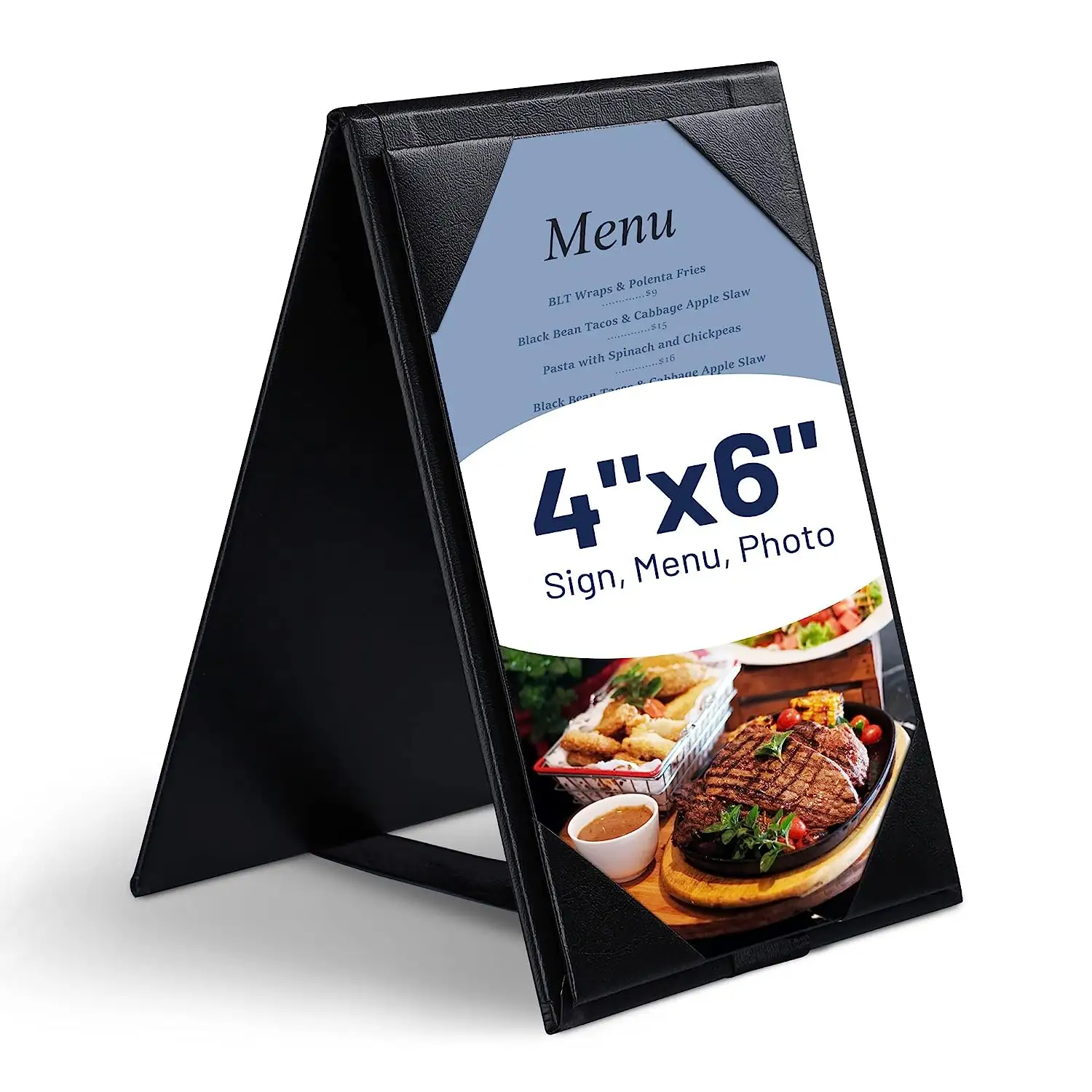Proper price top quality 4x6inches dessert menu folder modern cover menu folders