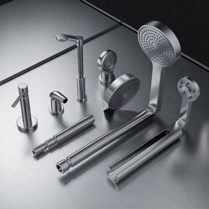 Juego de Accesorios de Latón para Puerta de Ducha Moderna, Independiente, de Alta Calidad, Fácil Instalación, para Baño, Directo de Fábrica OEM - Product Image 3