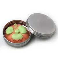 Boîte de savon en métal à baïonnette ronde, fabricant de boîte en aluminium pour savon de visage