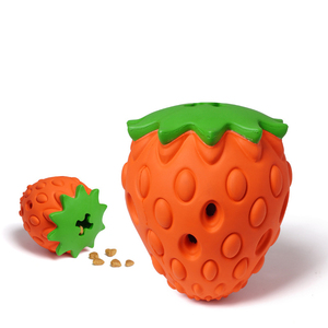 Fabricante al por mayor fresa masticar perro Tpr alimentador juguete - Product Image 6