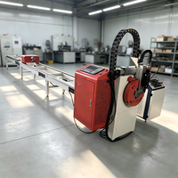 Mesin Pemotong Tabung Laser CNC Kecil 1500W Khusus untuk Fitting Sanitasi, Rangka Kursi, Pemotong Tabung Bulat dan Persegi Berdinding Tipis