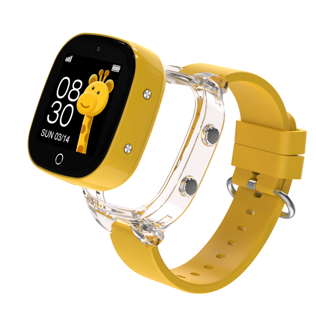 Smart Watch Kids 1.4" IP67 Fitness Tracker Real-Time GPS 4G/ESIM for WiFi Video Calling Pedometer Parental Control SOS