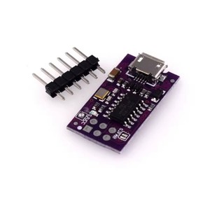 ไมโคร USB ขนาดเล็ก AVR ISP โปรแกรมเมอร์ ATtiny44 USBtinyISP บอร์ด PCB สำหรับการเขียนโปรแกรมไมโครคอนโทรลเลอร์ AVR - Product Image 1
