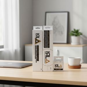 Caja de Papel Flexible y Personalizada con Diseño Único para Bolígrafos, Caja de Embalaje Pequeña Impresa a Mano - Product Image 1