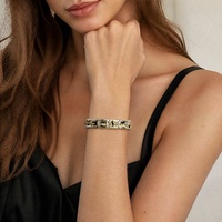 Bracelet à breloques italien personnalisé en gros, en acier inoxydable 9 mm, style Y2K, avec breloque chat noir et piano, bijoux de mode pour femmes, cadeaux DIY
