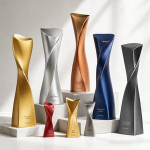 Trophée personnalisé, plaque de récompense en métal, résine, aluminium, alliage de zinc – Options pour entreprise, conférence, souvenir, cadeau, cérémonie - Product Image 1