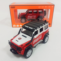 Modèle de voiture en alliage moulé sous pression IVE Bus Scolaire Ambulance 1:24 en gros, avec effets sonores et lumineux, 4 portes à recul, jouet en métal de collection