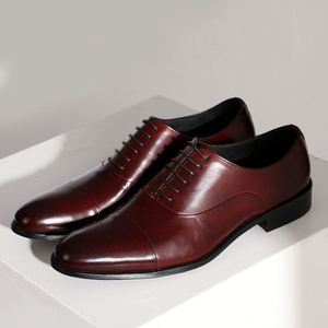Nuevo Producto: Zapatos de Vestir Formales de Cuero Genuino de Alta Gama, Personalizados, de Caña Baja, para Hombre, Ideales para Bodas - Product Image 2