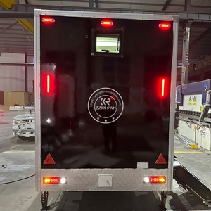 Remorque de toilettes mobiles de camping public de toilette portative noire de nouveau design avec le réservoir d'eau - Product Image 6