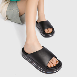 Guru Women's Platform Slippers EVA Fish Mouth Summer Outdoor <b>Beach</b> <b>Shoes</b> Non Slip Height Increasing Cross Border Sandals - Product Image 4