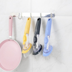 De'ngy — brosse à distributeur de <span class=keywords><strong>savon</strong></span> liquide, nettoyage en profondeur, outil de cuisine, épurateur d'évier, grille de cuisine, brosse à <span class=keywords><strong>vaisselle</strong></span> pour la maison - Product Image 1