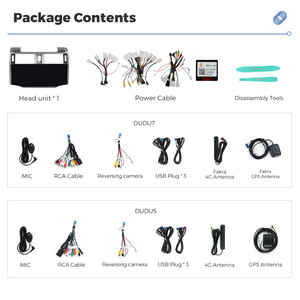 DUDUAUTO DUDU7 Autoradio pour Toyota 4Runner 2010 à <span class=keywords><strong>2023</strong></span> 2400x896 DSP 8Core Carplay sans fil Android Auto Lecteur multimédia de voiture - Product Image 6