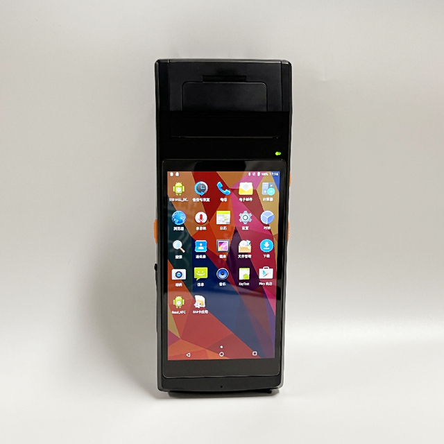 China Cheapest Big Screen Mobile Bus Ticket Android Billing  Terminal Machine With Sim Card