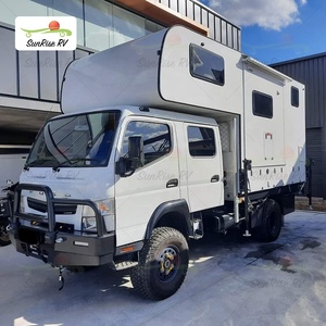 Xe bán tải nhẹ cắm trại xe tải cắm trại với phòng tắm rộng rãi 6x6 Expedition Xe tải nhỏ gọn OFF-Grid 4x4 overland xe tải cắm trại - Product Image 4