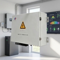 Boîtier de Combinaison Solaire avec Surveillance Wi-Fi et Collecte Intelligente de Données pour Système de Stockage de Batteries Solaires