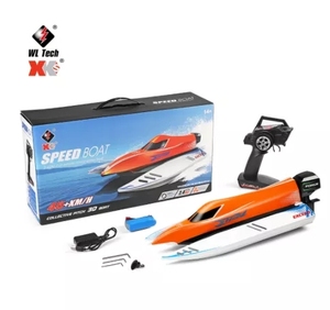Popular <span class=keywords><strong>WLtoys</strong></span> <span class=keywords><strong>WL915</strong></span>-A Lancha RC de Alta Velocidad 2.4GHz 2CH 45km/h con Motor sin Escobillas, Barco de Carreras a Control Remoto, Modelo de Juguete para Niños - Product Image 4