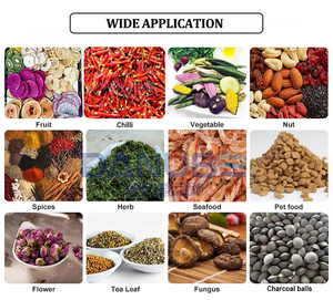 Công suất lớn thực phẩm dehydrator băm nhỏ vịt thịt lợn gà Dải Khối Máy sấy thịt máy sấy - Product Image 4