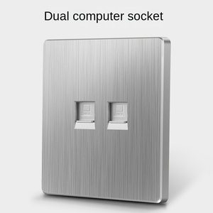 Montaje Toma de teléfono de pared Toma de corriente Toma de metal para el hogar - Product Image 6