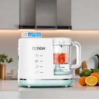 Robot culinaire électrique multifonction 7-en-1 pour bébé, mixeur, cuiseur vapeur, commande tactile, sans BPA, contrôle par application, hachoir 900 ml