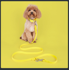 Guinzaglio per Cani a Mani Libere in PVC da 2,5m, Guinzaglio Elastico Regolabile da Cintura per Corsa e Passeggiate Notturne, Impermeabile Riflettente, Doppio Guinzaglio per Cani - Product Image 6