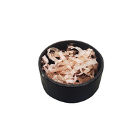 Boîte cadeau ronde de luxe personnalisée avec ruban noir, boîte d'emballage cylindrique rigide élégante pour les cadeaux de mariage et d'anniversaire