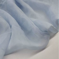 Tissu en Georgette de Soie Froissée Unie de 6 mm pour Robe et Foulard Fluides et Respirants – Tissu de Mode