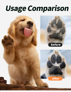Shampoo pour pattes d'animaux, nettoyant pour pattes de chien et de chat, sans rinçage, avec poignée pliable, 150 ml - Product Image 3