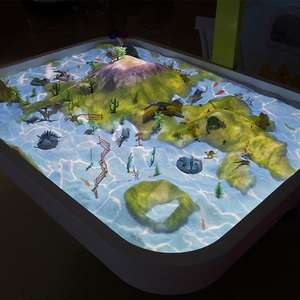 Équipement de projection interactive AR Sandbox, table à <span class=keywords><strong>sable</strong></span> magique, construction en acier métallique, résolution 1080p pour le divertissement des enfants - Product Image 4