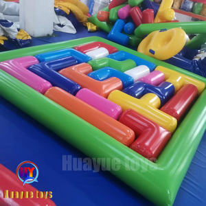 Jeu de construction d'équipe populaire en plein air, puzzle personnalisé, jouet de lame, carnaval, blocs tetri, jeux gonflables - Product Image 3