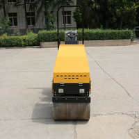 Mini compacteur LTC301 rouleau de route vibrant Double tambour 1035kg 54HZ rouleau de route avec haute Performance