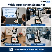 Brazo Robótico de 4 Ejes, Plataforma de Desarrollo e Investigación de IA con API Python y Java, Repetibilidad de 0.05 mm, Robot Colaborativo de Código Abierto