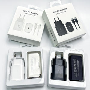 Cargador Rápido de 25W PD USB C con Cable, Cargador Samsung con Enchufe para EE. UU., UE y Reino Unido, para Samsung S25 S24 S23 S22 S21 - Product Image 6