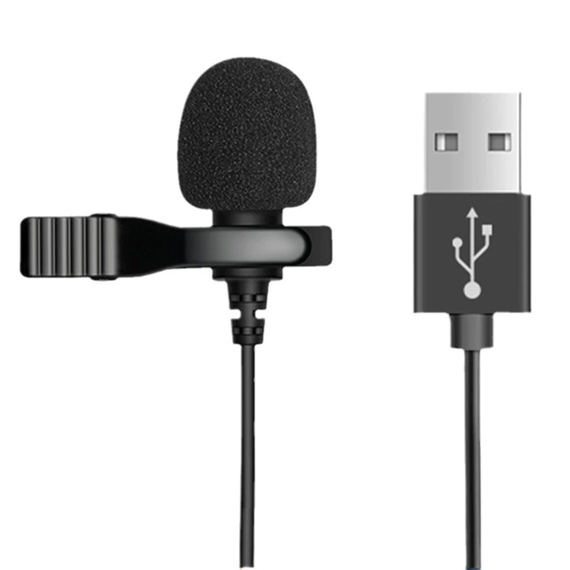 USB Type-C Microphone MIni Lapel Lavalier Clip-on Mic Condenser Audio Recording for Huawei Xiaomi Android SmartPhone