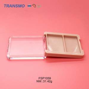 ตลับคอนซีลเลอร์ บลัชออน อายแชโดว์ แบบรักษ์โลก 2 ช่อง ทรงสี่เหลี่ยม สำหรับครีมบลัชออน แบบเปล่า - Product Image 4