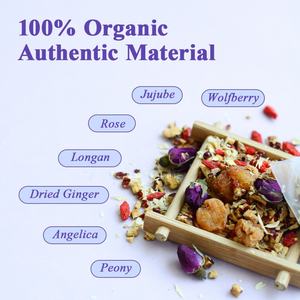Thé aux herbes à marque privée Chinaherbs, thé pour la ménopause, plantes et herbes naturelles sans additifs, thé pour l'équilibre hormonal - Product Image 4