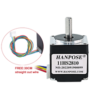 Moteur pas à pas linéaire Hanpose 11HS2810-T5*2-150MM, moteur pas à pas Nema11 pour imprimante 3D, équipement de surveillance, moteur à vis